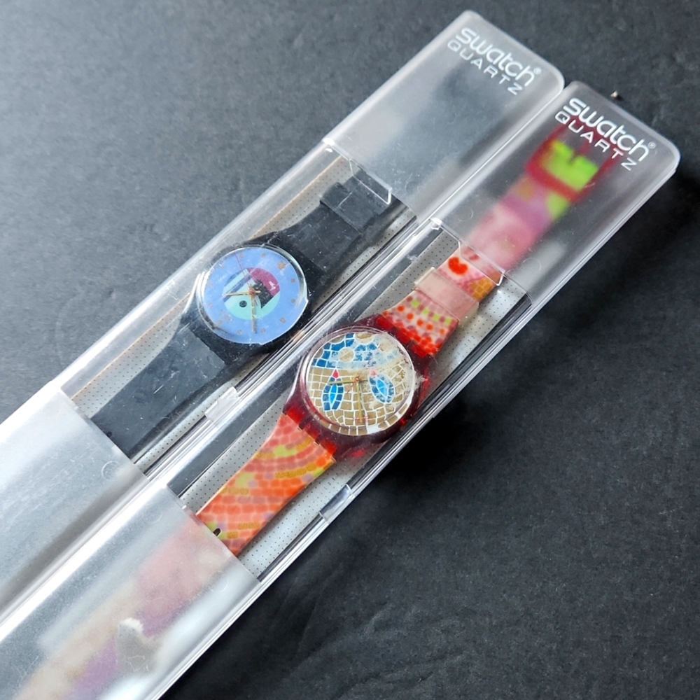 Swatch watch vintage w/box and manual